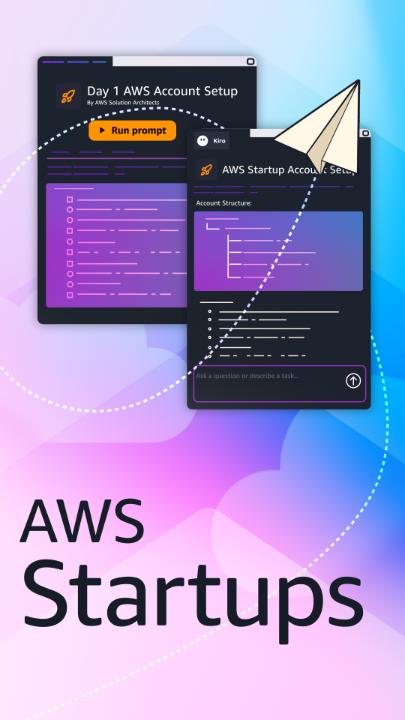 It's never been faster for a startup to go from idea to revenue. Today, we're building on that momentum. Introducing AWS Startup Advisor + AI-powered migration. Built exclusively for founders.