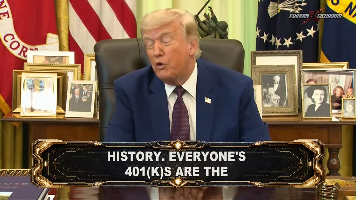 🚨 DISGUSTING: Donald Trump casually admits he treats a catastrophic global war as a mere detour for his stock market numbers. He openly boasts about 401(k)s hitting record highs while recklessly bombing Iran. The Trump administration is entirely detached from human life!