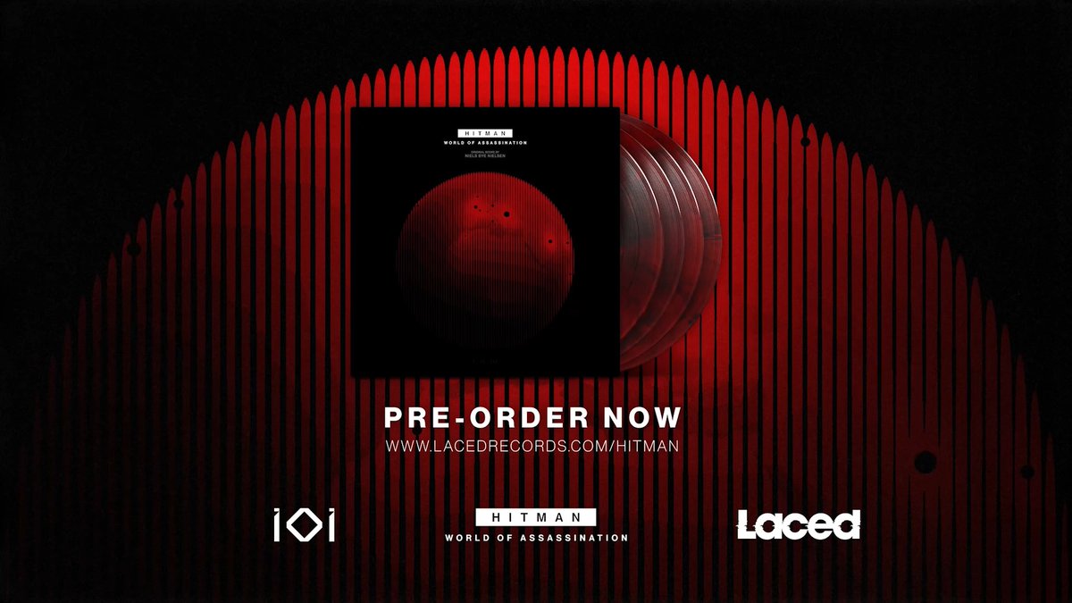 Good morning, 47. The HITMAN World of Assassination vinyl has arrived at the drop point. 💿 Featuring 44 tracks from composer Niels Bye Nielsen, spanning HITMAN (2016), HITMAN 2 and HITMAN III, including Sniper Challenge and Freelancer bonus tracks. The Laced Exclusive Edition boasts “Sanguine Marble” LPs. Pre-order now: