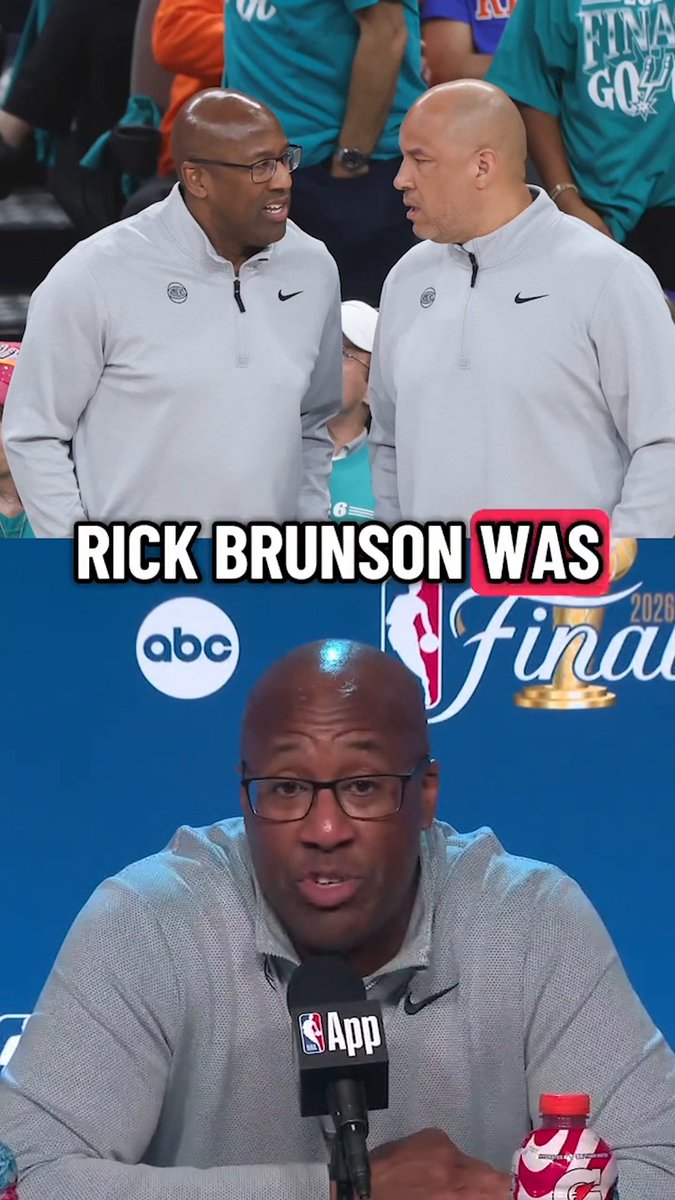 Mike Brown believes Rick Brunson helped the Knicks refocus in the second half.