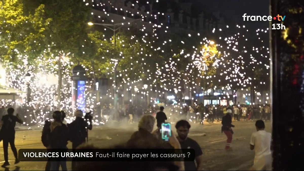 Faire payer les casseurs qui s'en prennent aux commerces et au mobilier urbain ? Le Premier ministre veut instaurer le principe du "casseur-payeur", quitte à prélever directement les amendes sur les allocations. #jt13h