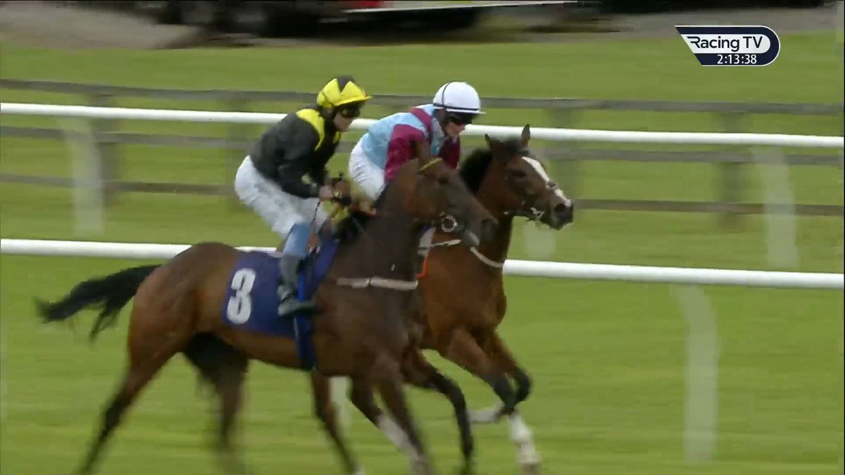 Wateera strikes for a winning debut in our opener, the Vauxhall Knaresborough British EBF Fillies' Restricted Novice Stakes, for Middleham trainer Karl Burke