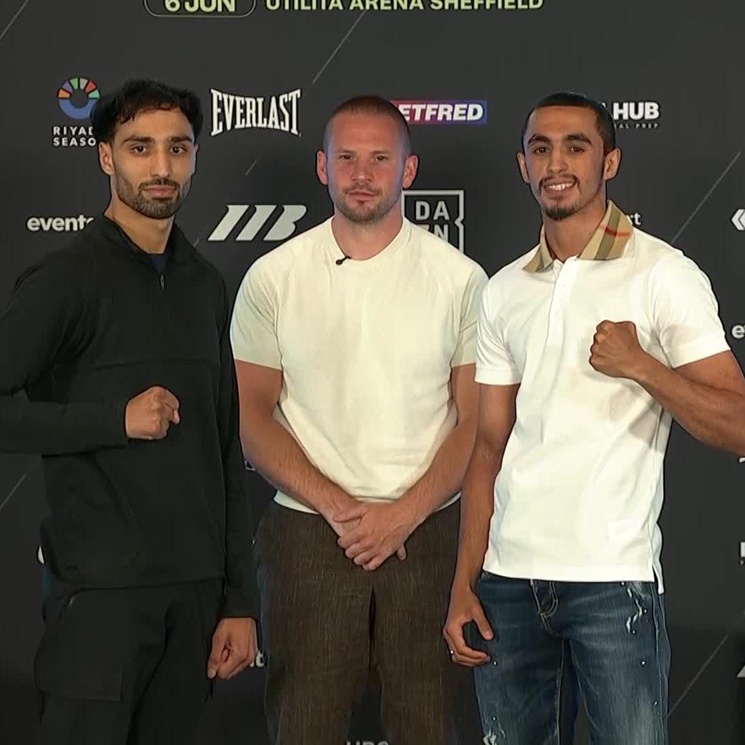 NADIM 🆚 SULAIMAAN 👀 Chief support at Utilita Arena Sheffield 💙 🥊 #PadleyFiaz | June 6 | Live on DAZN ▪️