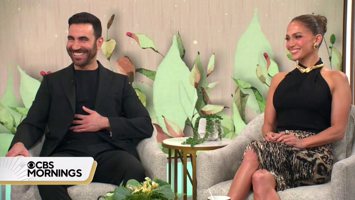 Brett Goldstein wrote “Office Romance” with Jennifer Lopez in mind, telling Gayle King that they wouldn’t have made the movie if she hadn’t signed on. The romcom co-stars shared about the enduring power of the genre: “The romantic part gives you hope and I think it's the one thing that everybody's searching for.”