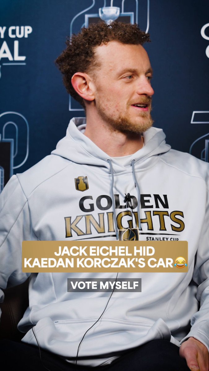 Two days without his car?! Jack Eichel, you are sneaky... 😅 Catch the Vegas Golden Knights in Game 2 of the #StanleyCup Final against the Carolina Hurricanes TONIGHT at 8p ET on ABC, Sportsnet, and TVA Sports!