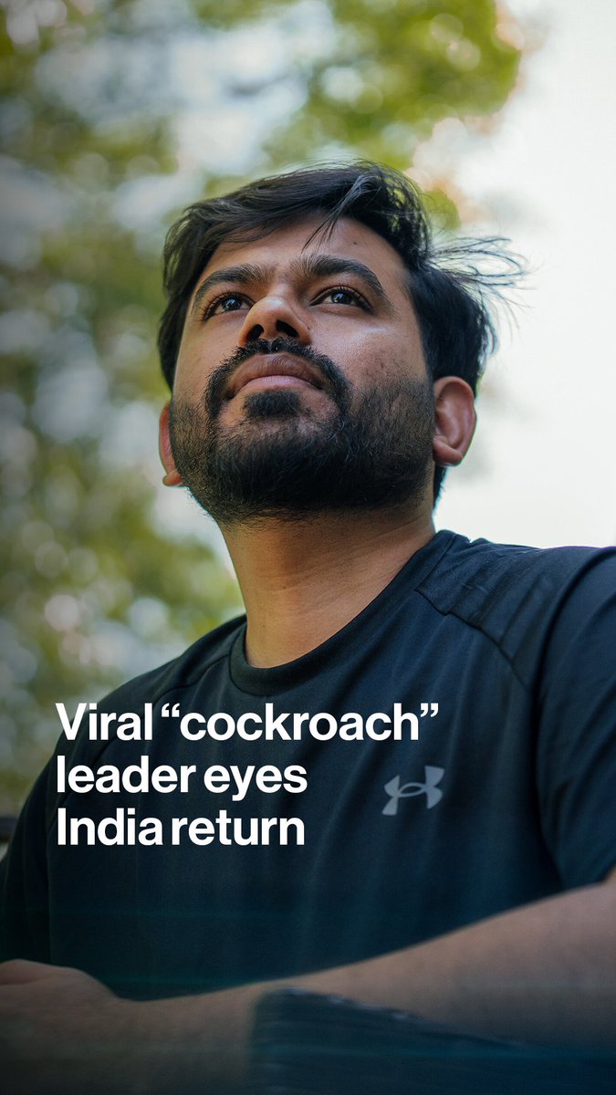 What started as a joke is becoming a movement. Abhijeet Dipke's satirical "Cockroach Janta Party" has attracted tens of millions of followers, tapping into frustration among young Indians over exam scandals, unemployment and politics. Dan Strumpf explains: