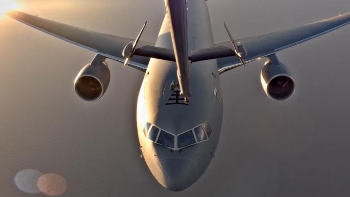 Crystal-clear aerial refueling. The first phase of flight testing for the KC-46's Remote Vision System 2.0 upgrade is complete, validating systems and confirming the performance of upgraded camera, control and processing hardware aboard the KC-46 in real refueling conditions.