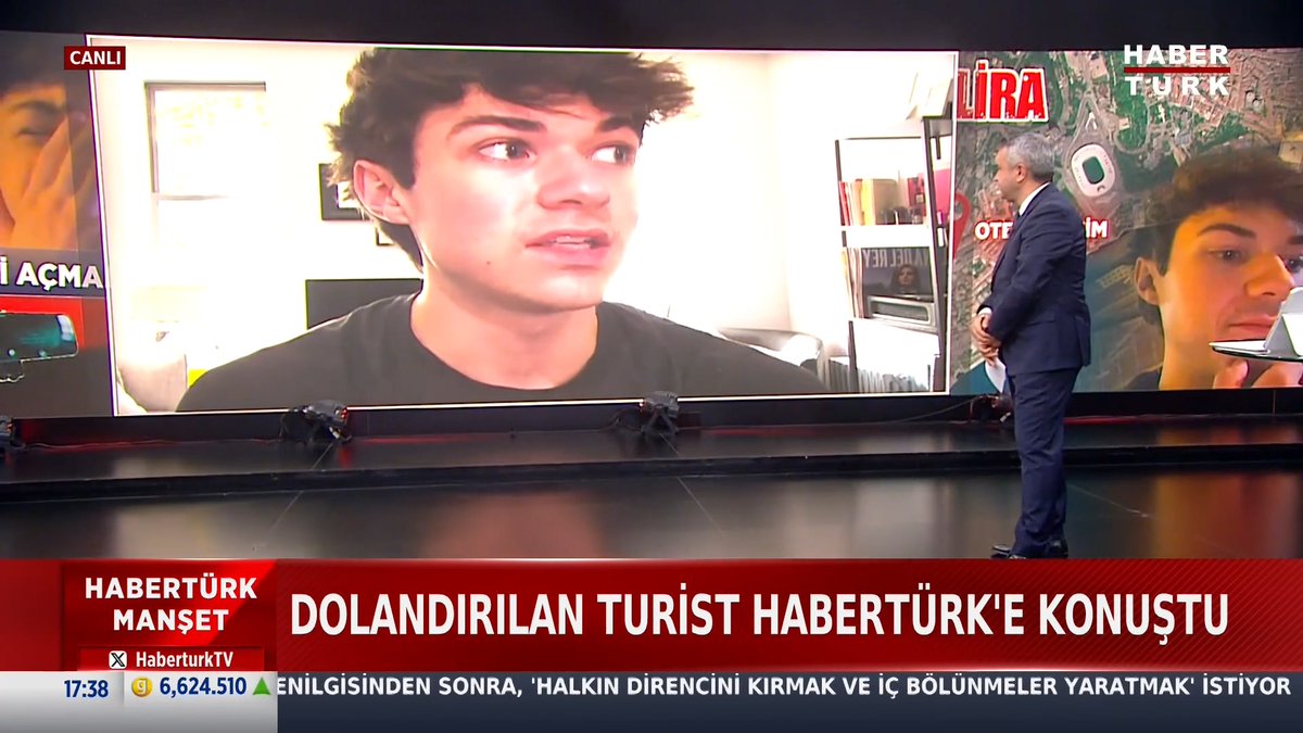 📌300 liralık yola 7 bin 300 TL aldı: Turisti dolandıran taksici tutuklandı. Dolandırılan Turist Andrew Rancourt #HabertürkManşet'te Zülfikar Ali Aydın'a anlattı.