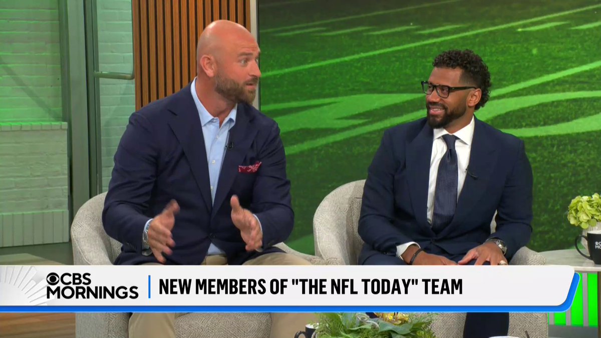 “It’s time to give more”: Super Bowl champion Russell Wilson (Russell Wilson) is joining “The NFL Today” — and three-time Pro Bowler Kyle Long is joining as a full-time studio analyst. Wilson, Long and our very own Nathaniel E Burleson share what they’re looking forward to this fall, joining Bill Cowher and James Brown in studio for the upcoming NFL season.