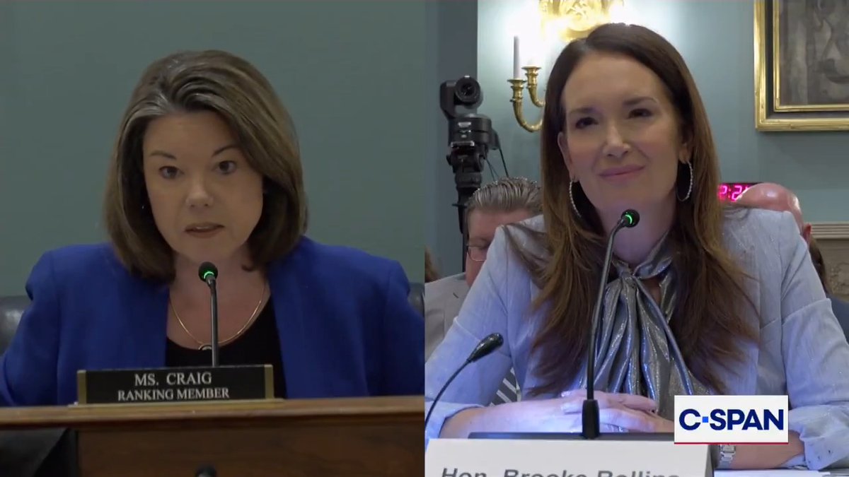Agriculture Secretary Brooke Rollins (Secretary Brooke Rollins) to Angie Craig during a heated exchange on farmers and rising costs: "Can we have a conversation without being so rude? I just asked you not to be so rude. I'd really like to have a legitimate conversation."