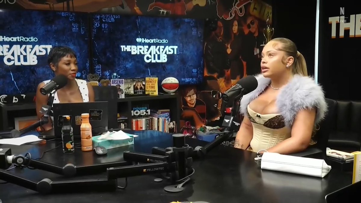👀 Latto confirms lyrics in new "Gimme Dat" song are about Cardi B. 🎥: The Breakfast Club