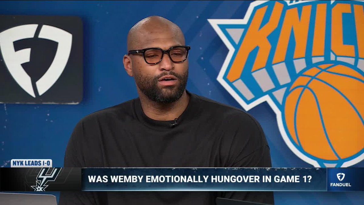 "Wemby is a human. I don't care how many times he gets called an alien." - Lou Williams "We said Wemby's over Jokic and SGA...the best player in the world shouldn't be getting tired." - Chandler Parsons "He's 22." - DeMarcus Cousins 🤔 Michelle Beadle | Lou Williams