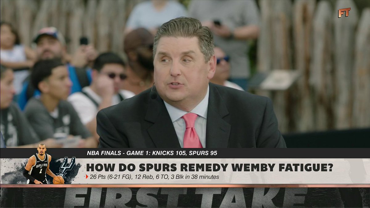 .Brian Windhorst says when Wemby has "had bad games in the playoffs, ... he has always responded" ‼️