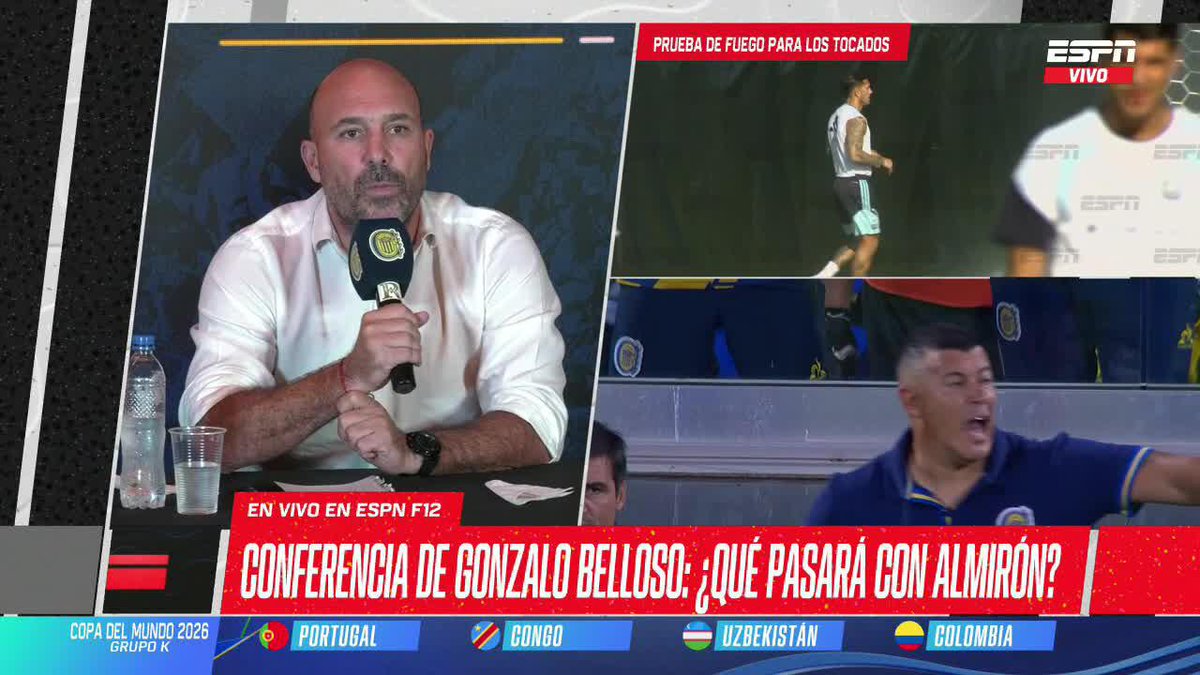 “HASTA MI MAMÁ ME PIDE QUE ECHE A ALMIRÓN… PERO NO, VAMOS A CONTINUAR”. La frase de Gonzalo Belloso. 😅🇦🇷