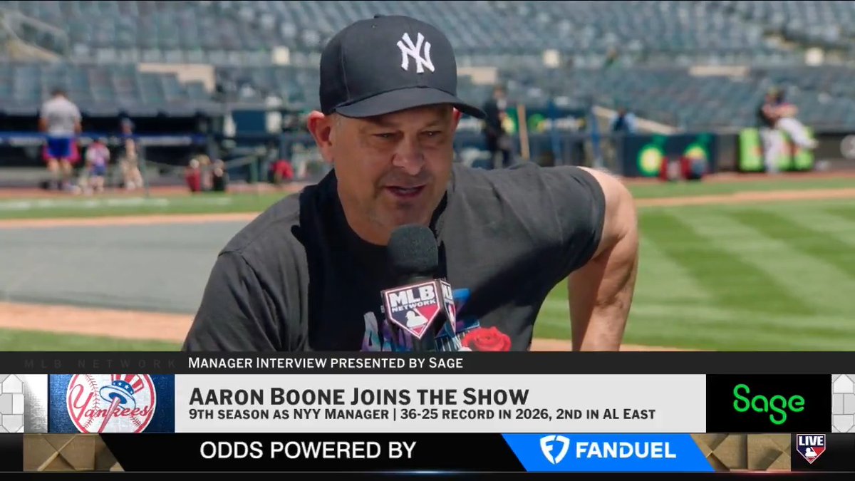 Aaron Boone shares the latest on Aaron Judge: "I do expect us to know something definitive by today, and even immediately." MLB Network + Sage USA