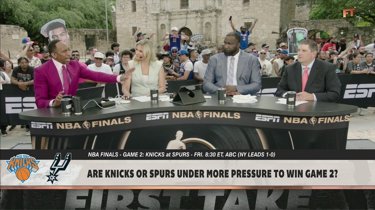.Stephen A Smith says "IT'S A WRAP" if the Spurs go down 0-2 in the series 👀