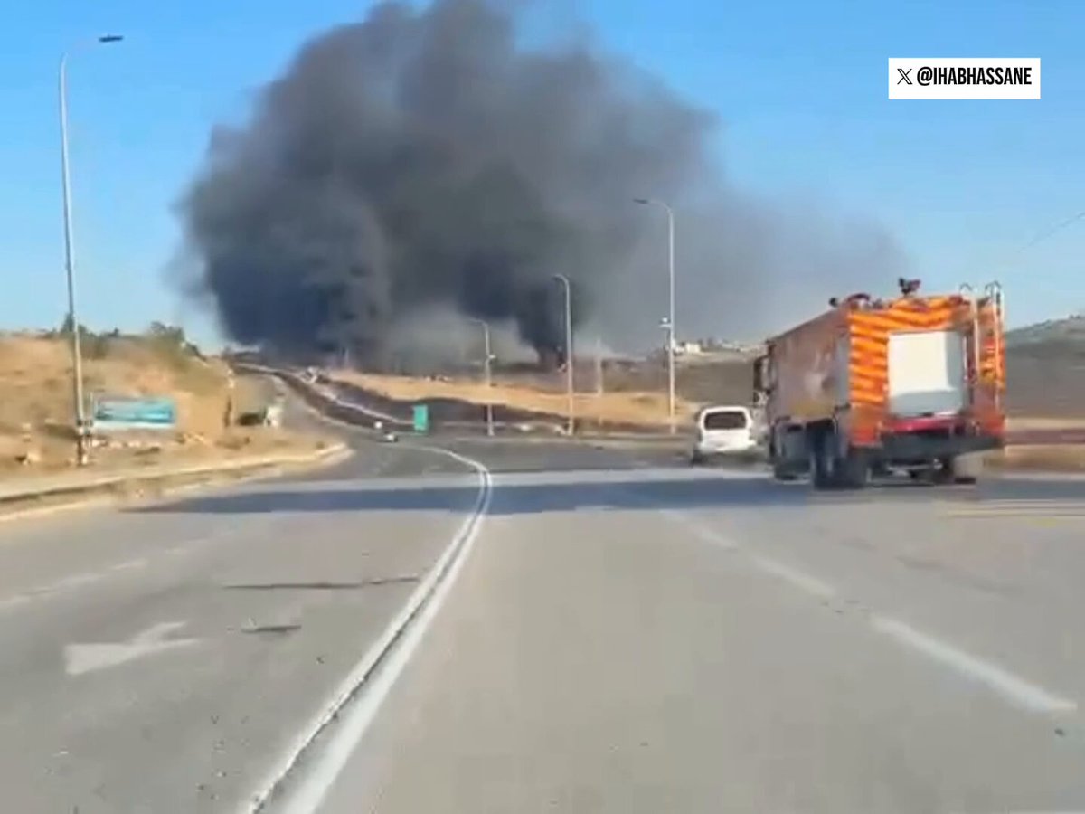 HORRIFIC: Israeli settler terrorists are attacking the village of Shouqba right now — setting fields and vehicles on fire, storming a soccer field, and beating children. Residents are pleading for help from neighboring villages.