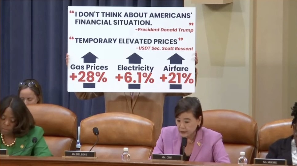 Rep. Chu: Do you agree with Trump that you also do not care about Americans' financial situations? Bessent: Who was the president during World War 1? Rep. Chu: Can you answer my question? Bessent: Who was the president during World War 1?