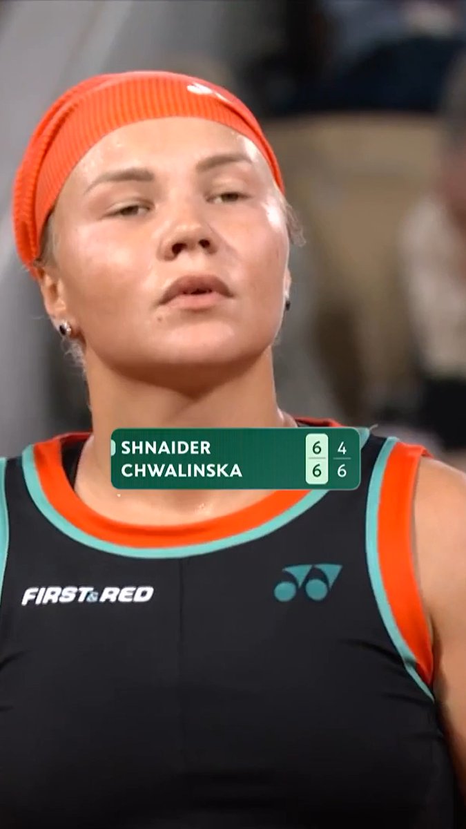 Genialny lob Mai Chwalińskiej. Wyraz twarzy Diany Sznajder mówi wszystko 💡☝️ Nie ma czegoś, czego ta dziewczyna w tym turnieju nie potrafi. Po prostu NIE MA ❌ #RolandGarros #RG2026 #JazdaMaja