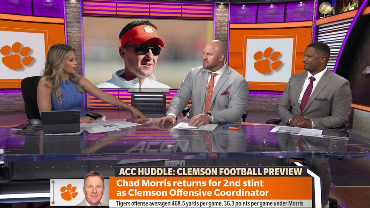 “This is the Clemson offense and you brought the architect back.” Eric Mac Lain is excited to see Chad Morris leading the Clemson Football offense 🔥