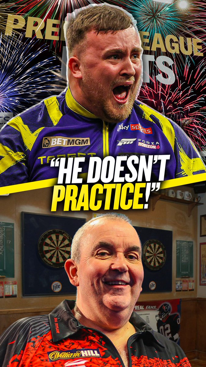 Phil Taylor describes Luke Littler as a "talent" after dismantling Luke Humphries at Chester Races without practicing!🤯
