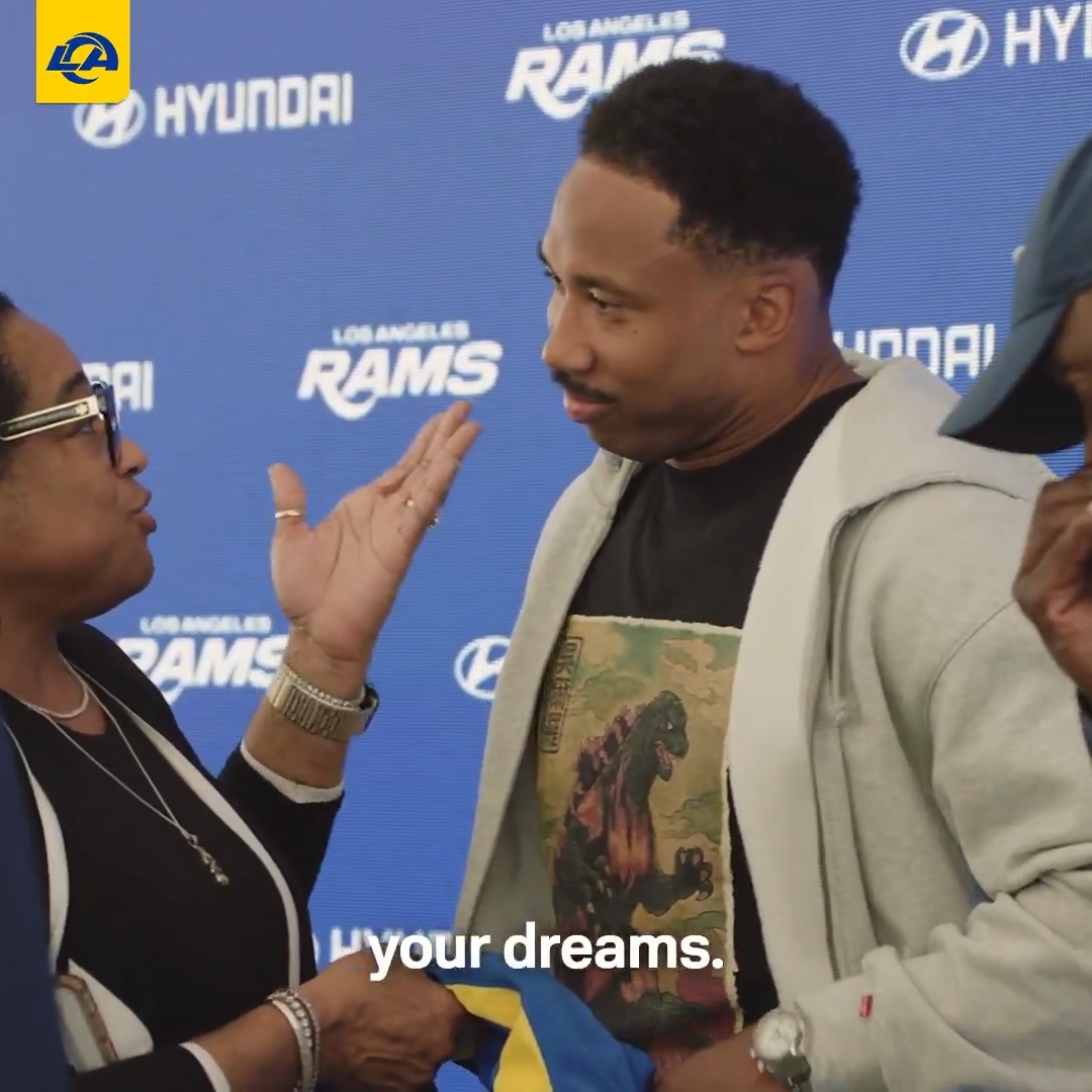 This moment between Myles and his mom 🥹