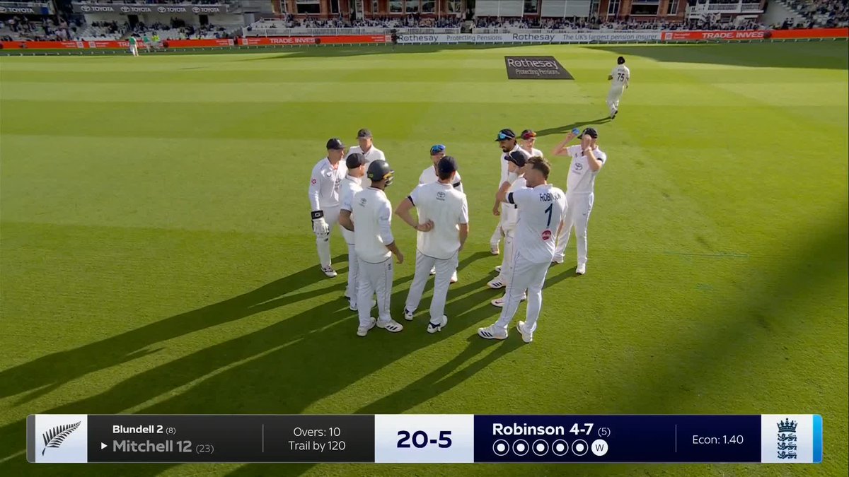 BOWLED'IM! Ollie Robinson is on fire! 🔥