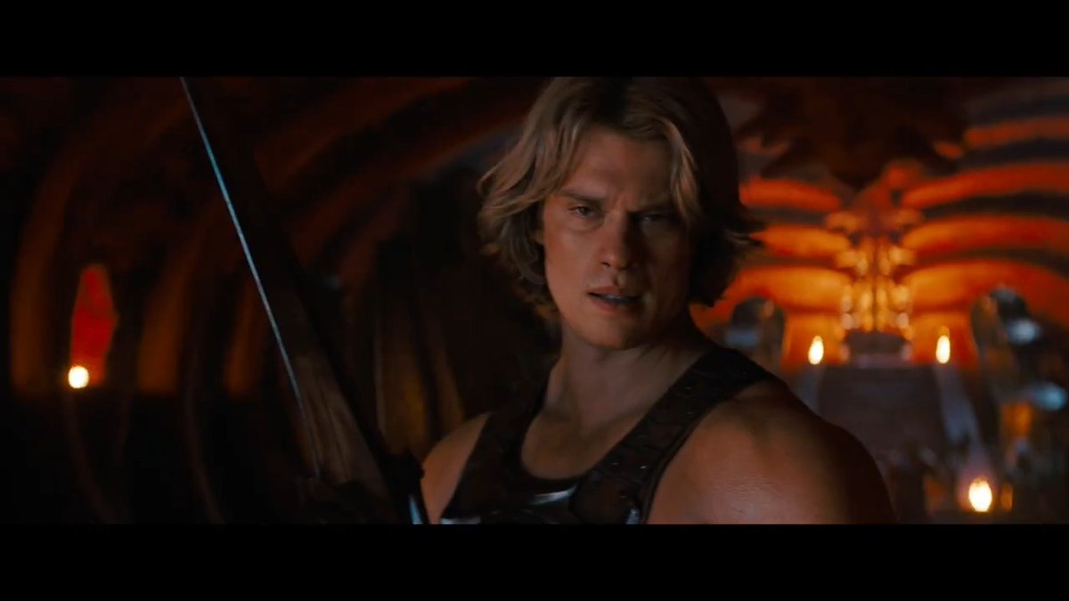 Exclusive: Watch Nicholas Galitzine in action as He-Man vs Skeletor in this new scene from #MasterOfTheUniverse - in theaters tomorrow.