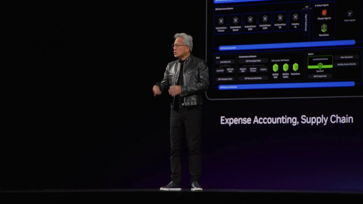 Agents are becoming a new layer of enterprise software. Jensen Huang explains why companies like Cadence, CrowdStrike, Dassault Systèmes, Palantir, SAP, ServiceNow, Siemens, and Synopsys are building agents on NVIDIA, and why the opportunity for software partners is only growing.