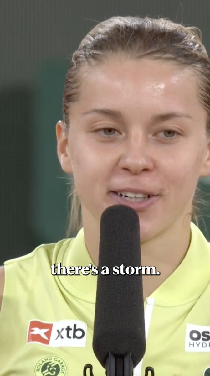 "Inside there's a storm. Believe me" Maja Chwalińska on the calmness she portrays on court 🧘