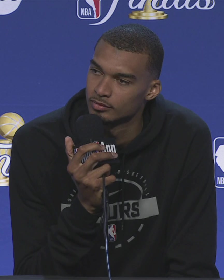 "The reason we lost the game isn't technical. We need to approach the game with a better mental state. We need to play our game, we need to be normal. We don't need to do anything incredible." - Victor Wembanyama on the Spurs' Game 1 loss