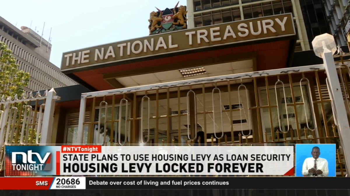 Housing Levy Locked Forever: A bold fiscal manoeuvre could lock the controversial housing levy into Kenyan payslips for generations. Government plans to use the housing levy as loan security to borrow Sh100 billion. #NTVTonight Michelle Ngele-Odhiambo Ibrahim Karanja.