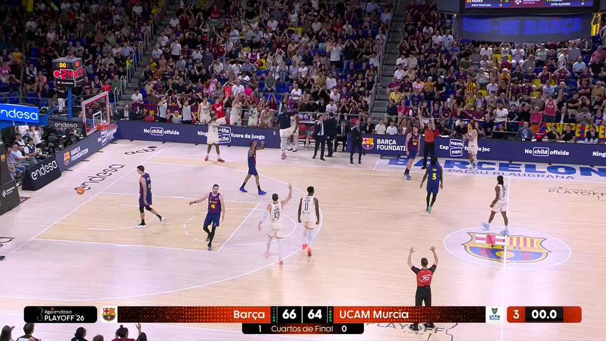 DFOHASPDIFHADIOFASOÑIDFJÑS, Jonah (Jotaro🔥) 🥵 ¡LA ACABA DE METER... DESDE MURCIAAAAAAAAAAAAAAAAAA SOBRE LA BOCINAAAAAAAAAA! LOCURA, UCAM Murcia. 📺 DAZN España | #PlayoffLigaEndesa
