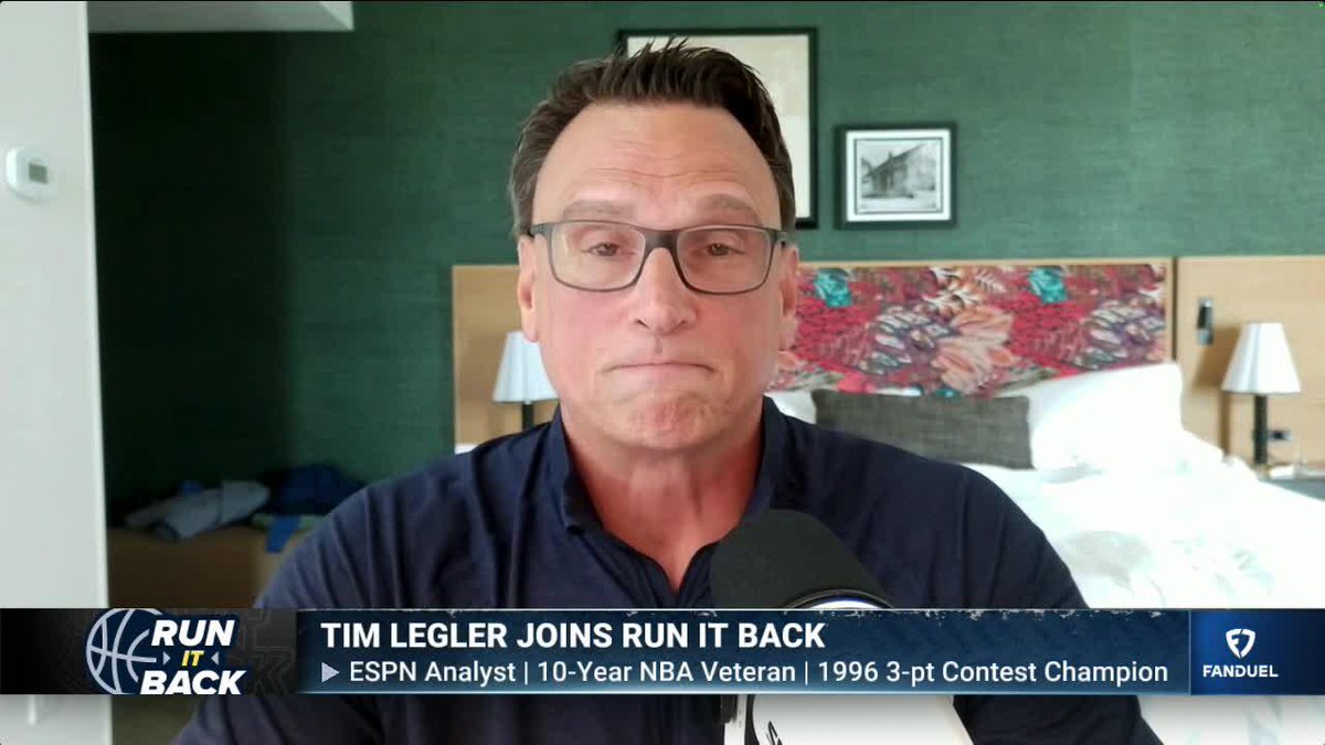 Tim Legler says winning a title next year at 42 will NOT put LeBron over Michael Jordan as the GOAT 🐐 "MJ won 6 rings...the relentlessness he played with is something I'll never forget and separates him from everybody." Timothy Legler | Michelle Beadle | Chandler Parsons