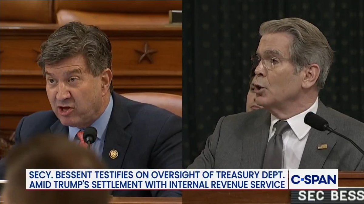 "This is my time I will speak!" Heated exchange between Rep. Brad Schneider and Treasury Secretary Scott Bessent.