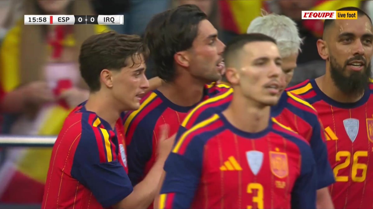 🇪🇸 - 🇮🇶 Ferran Torres transperce la défense irakienne pour ouvrir le score après avoir remonté la moitié du terrain ! Suivez le match en direct sur L'Équipe live foot #lequipeFOOT