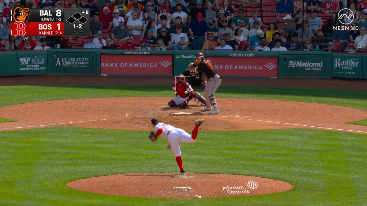 Tommy Kahnle records his first strikeout in a Red Sox uniform 💪