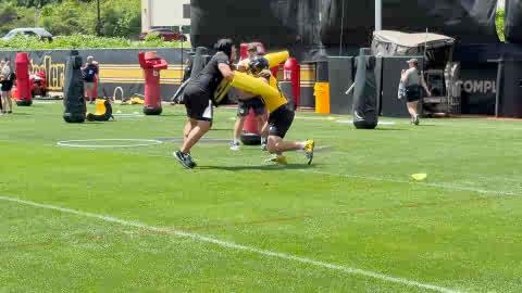 #Steelers TJ Watt was not only at mandatory camp, but voluntary, saying he will move around & ‘really happy with how things have started this summer’