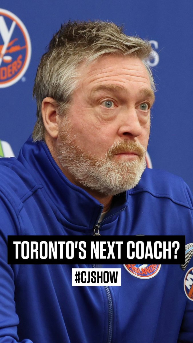 Would Patrick Roy be a good fit as Toronto's next head coach? 🤔 #CJShow #LeafsForever Chris Johnston Julian McKenzie