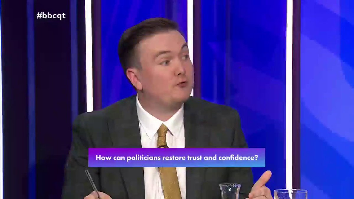 “The Liberal Democrat plan isn’t about rejoining the European Union” Liberal Democrat Jake Austin says voters in Makerfield aren’t “bringing up” Brexit, but the party plan is for “closer ties” with the EU for the economic benefit for places that have been “left behind” #bbcqt