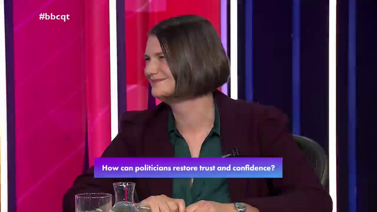 “Antisemitism has absolutely no part and no place in the Green Party or in our country” On trust in politics, Green Sarah Wakefield says the party will make sure a “handful” of candidates are “dealt with” with regards to antisemitism, and vetting has “improved” #bbcqt