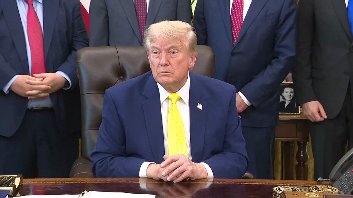 Reporter: When you met with Joe Biden in the Oval Office on November 13th of 2024. Could you detect any cognitive decline in President Biden at that time. Trump: No, not really. He was the same guy I've been watching for a long time. They actually invited me here before the election, which was strange