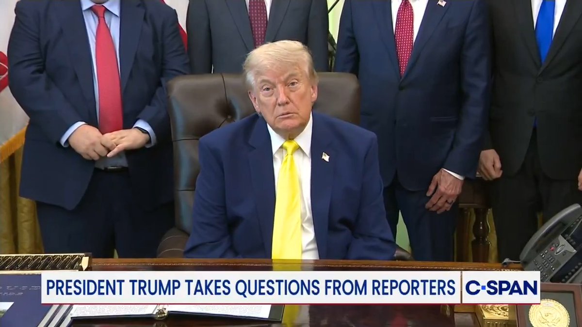 REPORTER: "Have you seen a mock-up of the Trump $250 Bill?" TRUMP: "I've actually seen something two days ago, I know its been pushed by a lot of our supporters, and I'm honored…"
