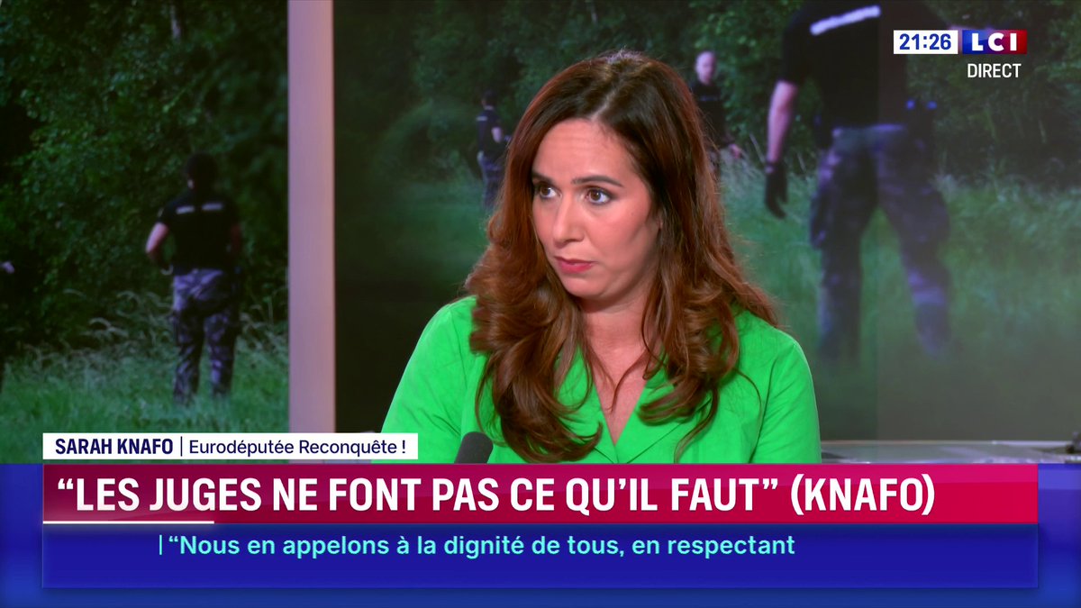 Système judiciaire : "Je propose de supprimer le juge de l'application des peines", Sarah Knafo ▶️ Darius Rochebin