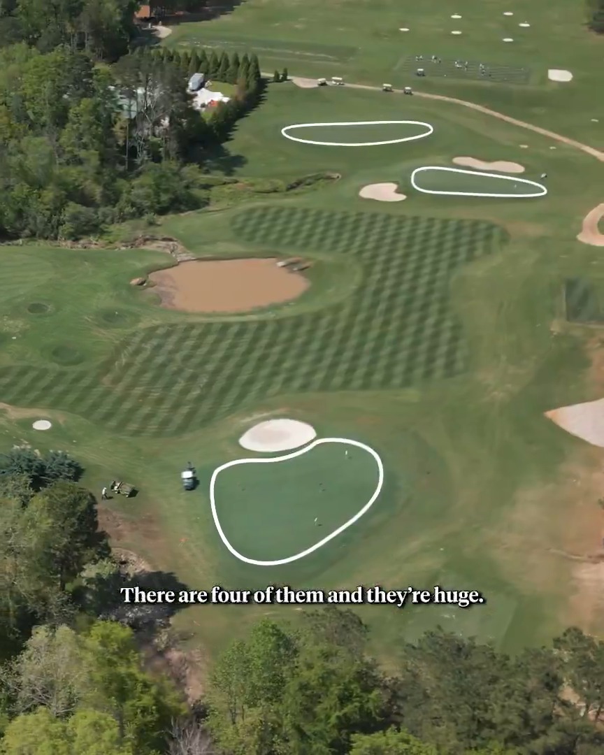 Auburn's $15M practice facility has greens designed for every situation. 🔥 Watch the full tour:
