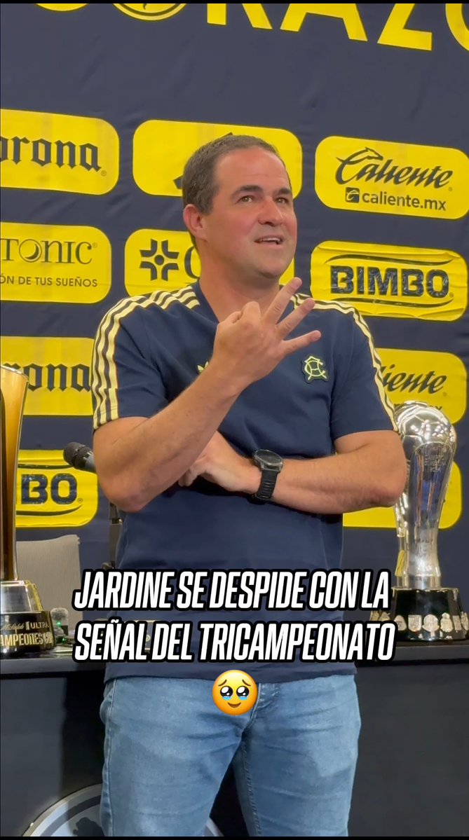 JARDINE ES AMERICANISMO PURO 🏆 🏆 🏆 🥹 Azulcremas... no podía haber mejor postal para decir adiós.