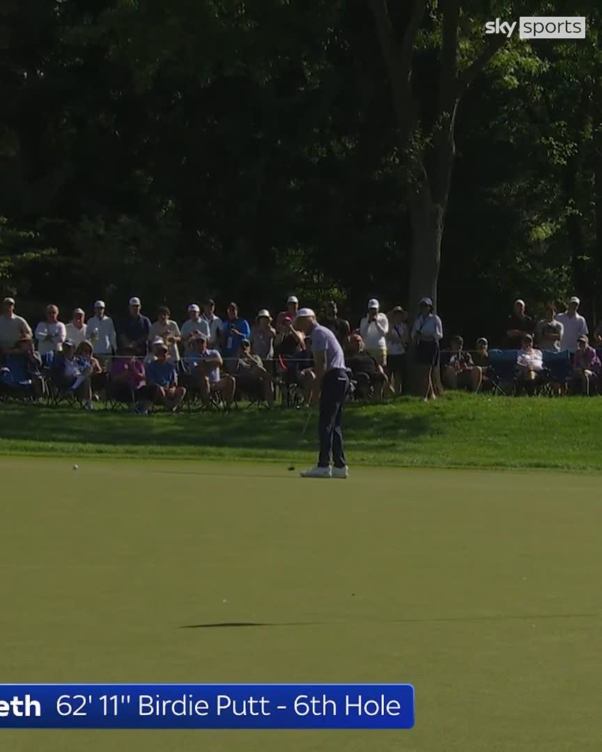 Jordan Spieth sinks an insane 62-footer at the Memorial Tournament 🤯