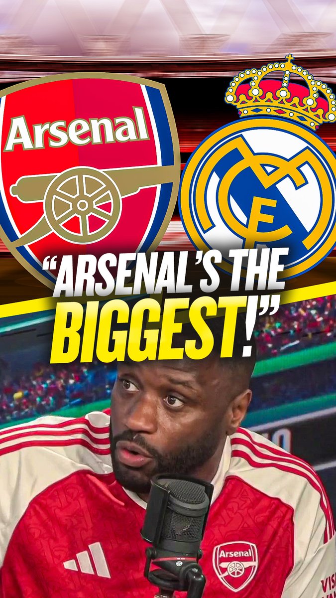 🤨 "You see this Real Madrid stuff they're not the draw they used to be!" 😱 "I think Arsenal's the biggest!" Andy Goldstein was left stunned after Lethal Bizzle claimed Arsenal are a bigger football club than Real Madrid
