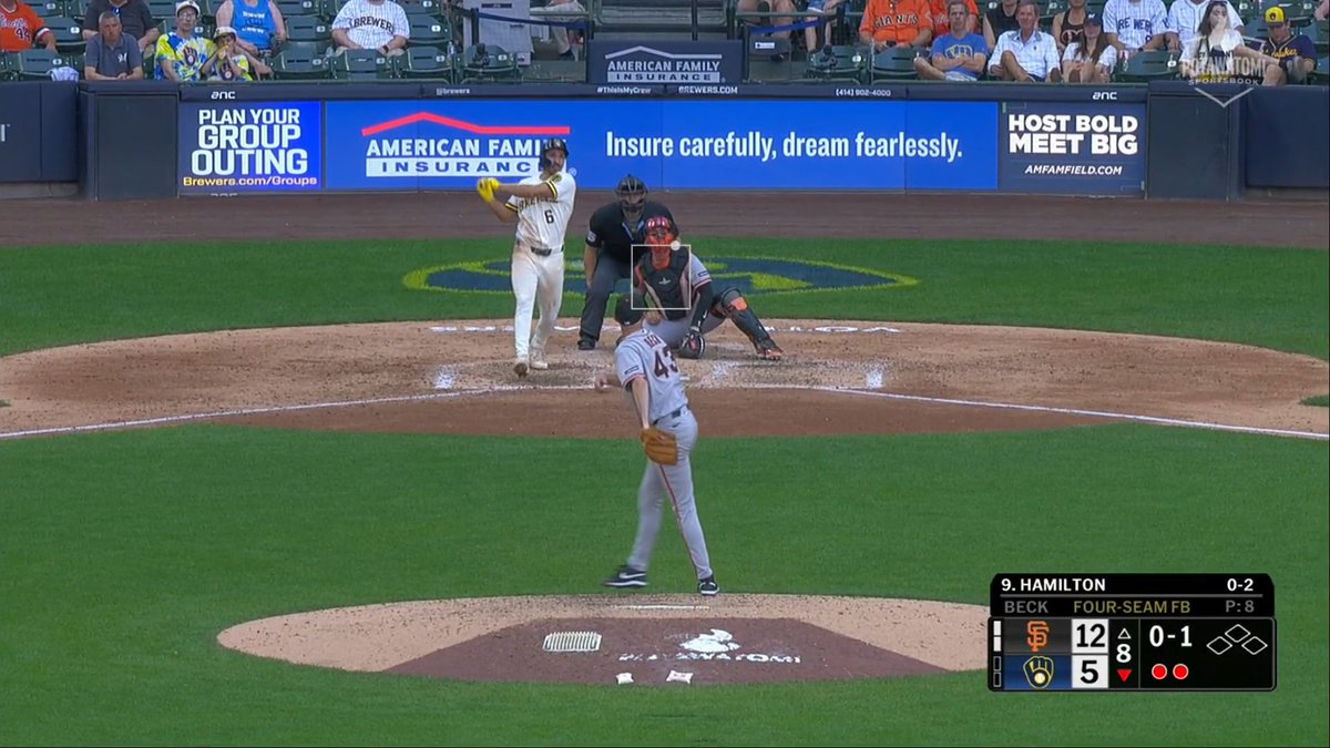 David Hamilton goes yard