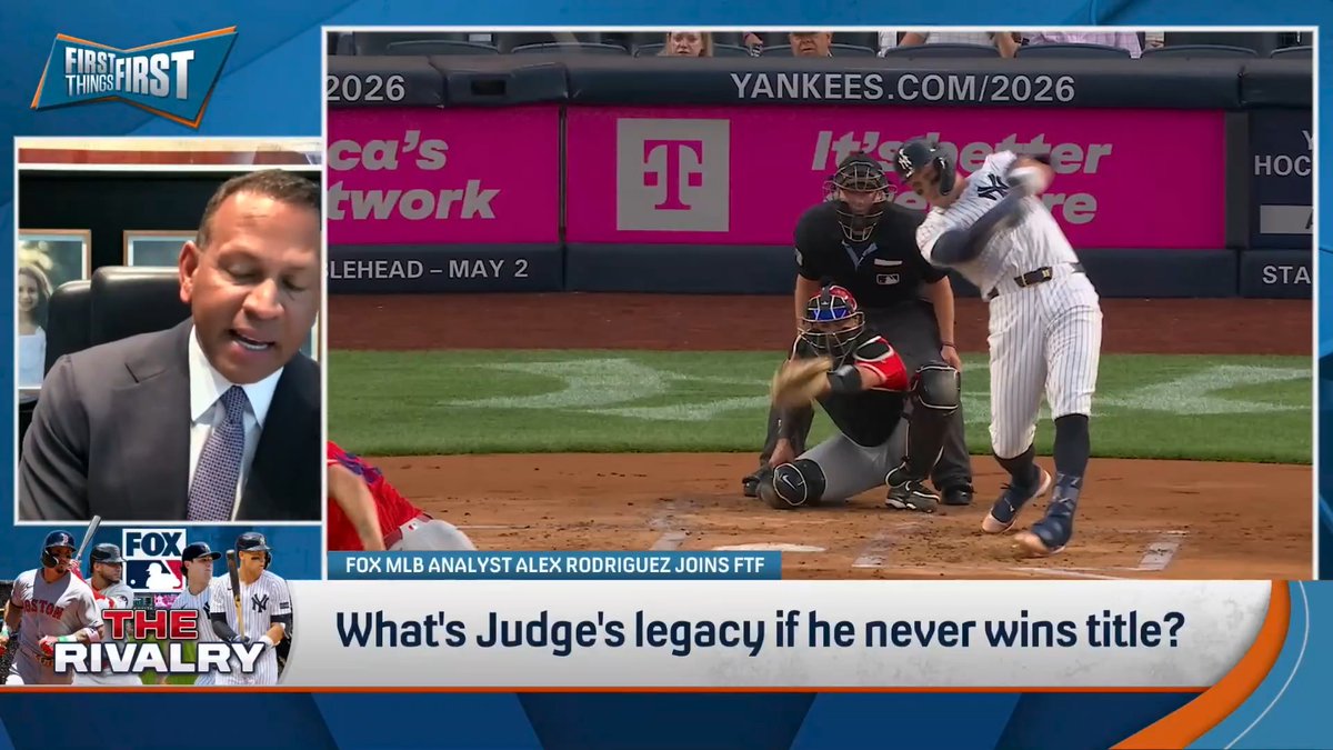 “In New York, it’s all about winning championships… and I think that’s... looming over this franchise like a dark cloud. Because starting next spring training, the best player in the game, Aaron Judge, is going to be 35-years-old.” Alex Rodriguez says the Yankees have to win now 👀 | FOX Sports: MLB